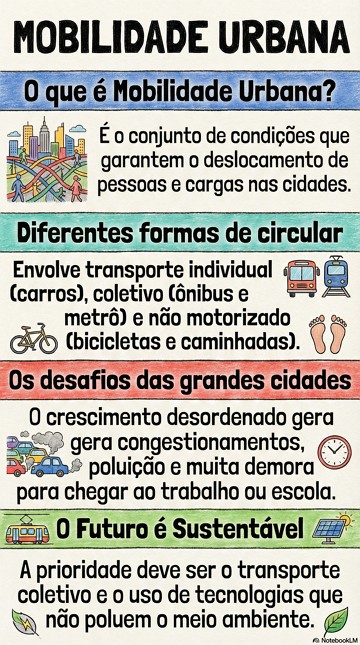 Infográfico sobre mobilidade urbana Infográfico sobre mobilidade urbana