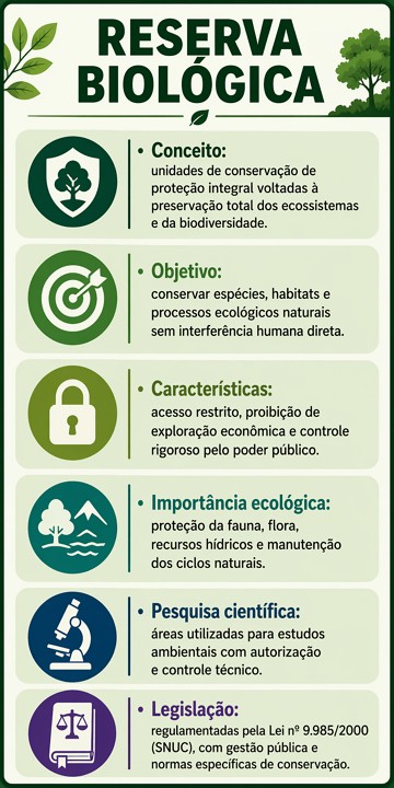 Infográfico resumido sobre Reserva Biológica Infográfico resumido sobre Reserva Biológica