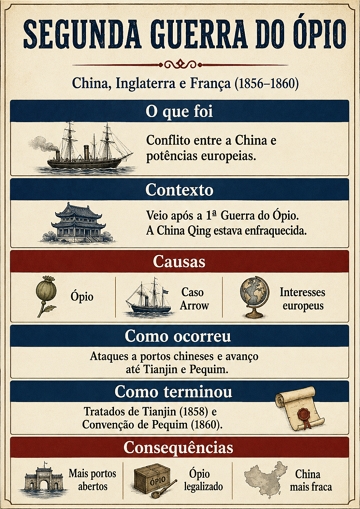 Infogr&aacute;fico com o essencial sobre a Segunda Guerra do &Oacute;pio