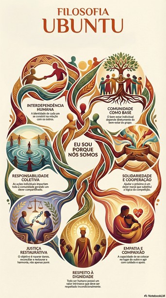 Infográfico com os fundamentos da Filosofia Ubuntu Infográfico com os fundamentos da Filosofia Ubuntu