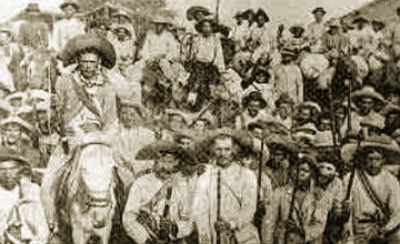 Jagunços que participaram da Revolta de Juazeiro Foto com vários jagunços que participaram da Revolta de Juazeiro