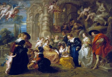 O jardim do amor, pintura de Rubens O jardim do amor, pintura de Rubens