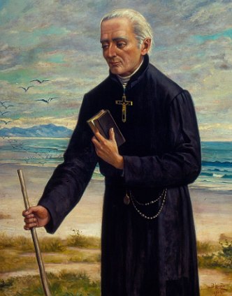 Retrato pintado do jesuíta e escritor José de Anchieta