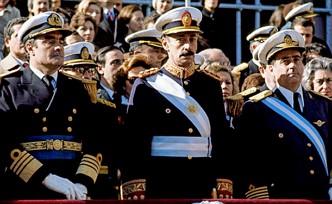 Junta militar argentina Foto da Junta militar Argentina