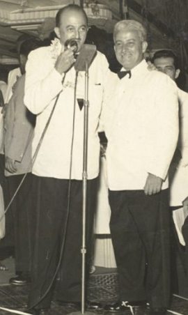 Lamartine Babo numa apresentação em 1958