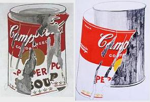 Latas de sopa de Campbell por Warhol, 1962