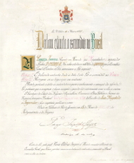 Lei Áurea de 1888, documento que garantiu a abolição da escravatura no Brasil