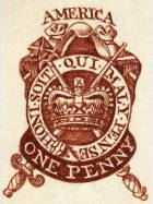 Selo exigido pela Inglaterra através da Lei do Selo