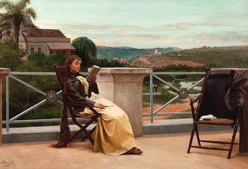 Leitura, obra de Almeida Júnior Leitura, obra de Almeida Júnior