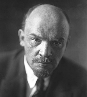 Foto do líder bolchevique Lenin