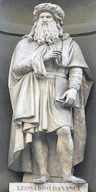 Estátua de Leonardo da Vinci