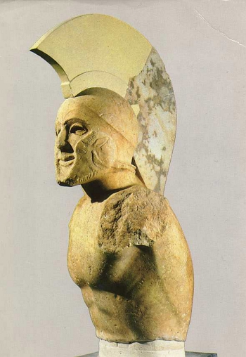Leônidas, general de Esparta Estátua do rei e general espartano Leônidas