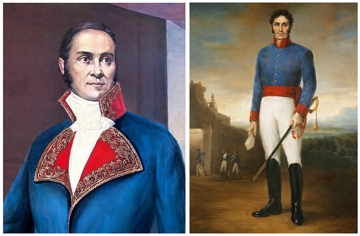 Yegros e Caballero, l&iacute;deres da Revolu&ccedil;&atilde;o de Maio de 1811