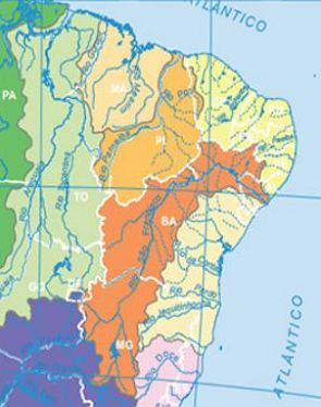 Localização da Bacia Hidrográfica do Rio São Domingos (BHRSD), São José