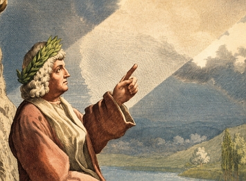Lucrécio Ilustração do filósofo e poeta romano Lucrécio.