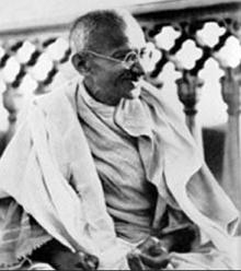 Mahatma Gandhi, líder indiano