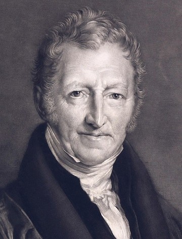Thomas Malthus Retrato do economista inglês Thomas Malthus