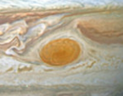 Grande Mancha Vermelha do planeta Júpiter