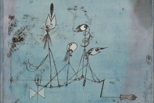 Pintura abstrata de Paul Klee