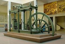 A máquina a vapor de James Watt, movida a carvão, foi muito importante para a Revolução Industrial