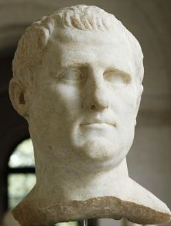 Busto do general romano Marco Agripa