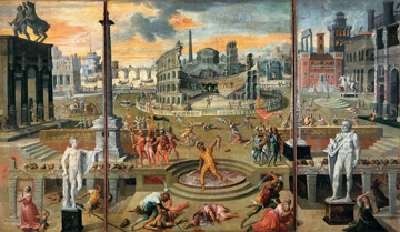 Os massacres do triunvirato Pintura Os massacres do Triunvirato, de Antoine Caron