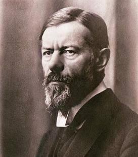 Fotografia do sociológo alemão Max Weber