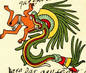 Quetzalcóatl Quetzalcóatl, a serpente da mitologia asteca.