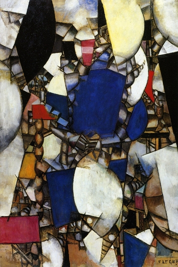 Mulher em azul, obra de Fernand Léger Mulher em azul, obra de Fernand Léger