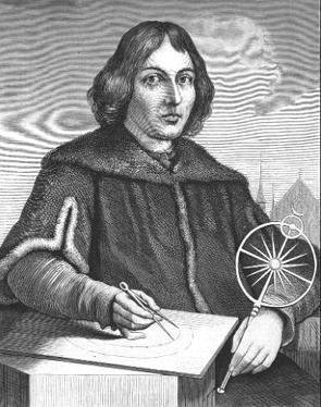 Pintura do astrônomo e matemático Nicolau Copérnico