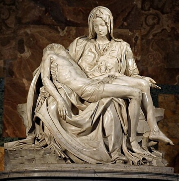 Pieta, escultura de Michelangelo Pieta, obra de Michelangelo