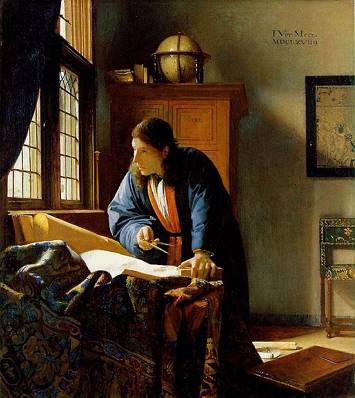 O Geógrafo, pintura de Vermmer O Geógrafo, pintura de Vermmer