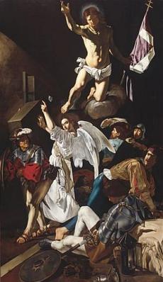 Pintura mostrando a Ressureição de Jesus