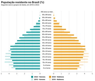 Pirâmide Etária do Brasil Pirâmide Etária do Brasil