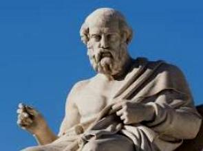 Escultura do filósofo grego Platão