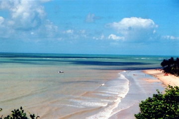 Foto de uma regi&atilde;o do Ponta do Seixas