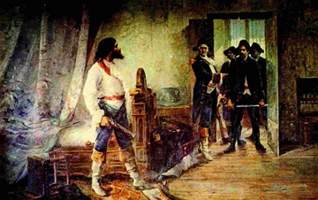 Pris&atilde;o de Tiradentes, pintura