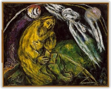 O Profeta Jeremias, obra de Chagall O Profeta Jeremias, obra de Marc Chagall