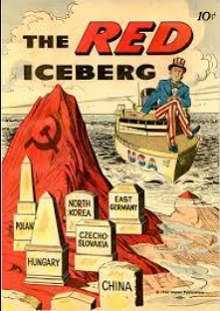 Capa de uma revista com propaganda dos EUA contra a URSS da época da Guerra Fria