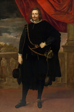 Pintura de corpo inteiro do rei João IV de Portugal