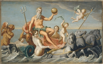 Imagem da obra O retorno de Netuno de John Singleton Copley