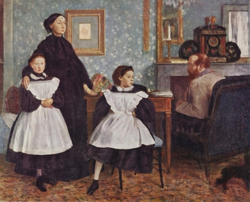 Retrato da família Bellelli Pintura Retrato da família Bellelli