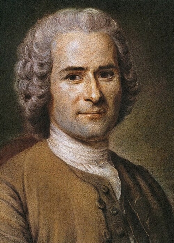 Retrato do fil&oacute;sofo iluminista franc&ecirc;s Jean-Jacques Rousseau