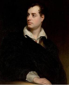 Retrato pintado de Lord Byron