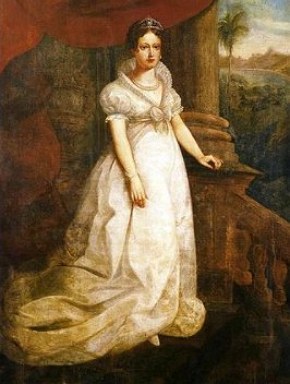Retrato pintado de Maria Leopoldina