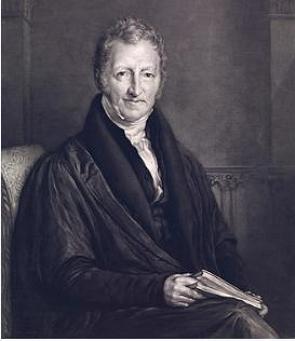 Retrato de Thomas Malthus