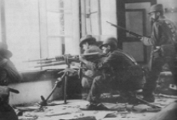 Soldados insurgentes durante a Revolução Mexicana