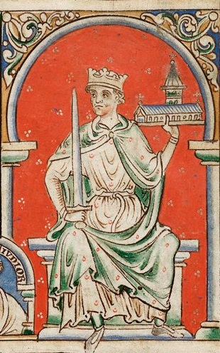 Ricardo I da Inglaterra Pintura medieval mostrando o rei Ricardo I da Inglaterra
