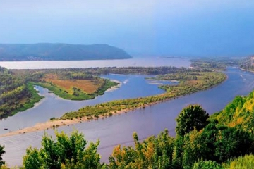 Rio Volga na Rússia Rio Volga na Rússia