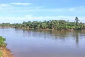 Rio Cuiabá no Pantanal